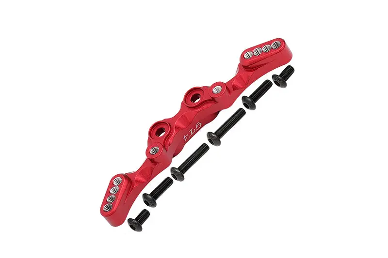 Aluminum Rear Shock Tower For 1/10 Traxxas Ford Gt 4-Tec 2.0 83056-4 / 4-Tec 3.0 93054-4 - 1Pc Set Red 1