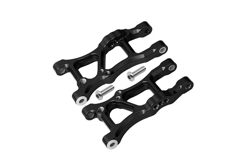 Aluminum Rear Suspension Arms For 1/10 Traxxas Ford Gt 4-Tec 2.0 83056-4 / 4-Tec 3.0 93054-4 - 1Pr Set Black 1