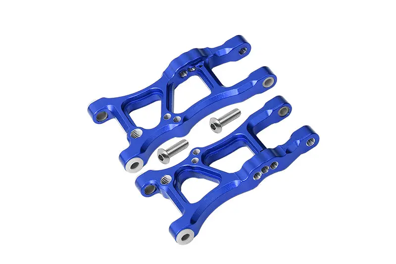 Aluminum Rear Suspension Arms For 1/10 Traxxas Ford Gt 4-Tec 2.0 83056-4 / 4-Tec 3.0 93054-4 - 1Pr Set Blue 1