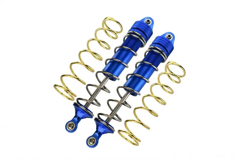 Aluminum Rear Thickened Spring Dampers 187Mm For Arrma 1:5 Kraton 8S Blx / Outcast 8S Blx / Kraton Exb Roller - 2Pc Set Blue 1