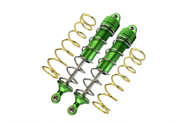 Aluminum Rear Thickened Spring Dampers 187Mm For Arrma 1:5 Kraton 8S Blx / Outcast 8S Blx / Kraton Exb Roller - 2Pc Set Green 1