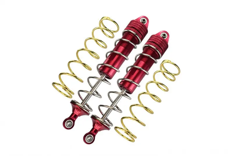 Aluminum Rear Thickened Spring Dampers 187Mm For Arrma 1:5 Kraton 8S Blx / Outcast 8S Blx / Kraton Exb Roller - 2Pc Set Red 1