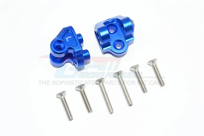 Aluminum Rear Upper Axle Mount Set For Rear Suspension Links For Losi 1:6 4Wd Super Baja Rey Los05013 / Super Baja Rey 2.0 Los05021 Upgrades - Blue 1