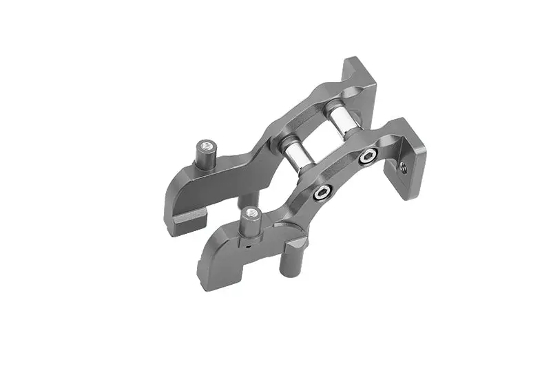 Aluminum Rear Wing Mount For Traxxas 1/16 Mini E-Revo - 1 Set Gray Silver 1