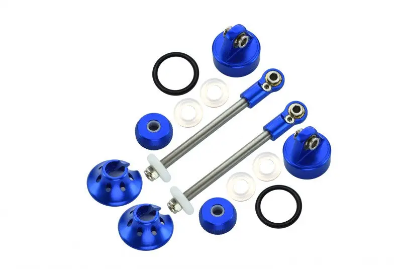 Aluminum Rebuild Kit For Gpm Optional Rear Damper #Sla102r - 14Pc Set Blue 1
