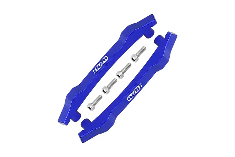 Aluminum Roof Skid Plate For Traxxas Hoss 4X4 Vxl (90076-4) - 6Pc Set Blue 1