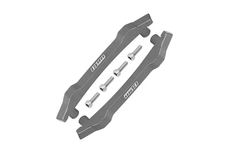 Aluminum Roof Skid Plate For Traxxas Hoss 4X4 Vxl (90076-4) - 6Pc Set Gray Silver 1