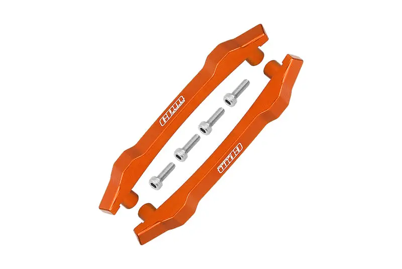 Aluminum Roof Skid Plate For Traxxas Hoss 4X4 Vxl (90076-4) - 6Pc Set Orange 1