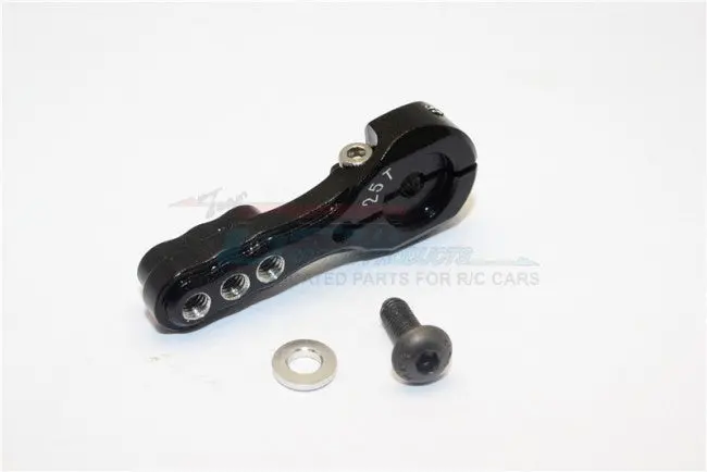 Aluminum Servo Horn For 23T Spline Output Shaft 3 Holes Design For Airtronics/Ko/Jr - 1Pc Black 1
