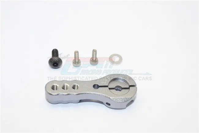 Aluminum Servo Horn For 23T Spline Output Shaft 3 Holes Design For Airtronics/Ko/Jr - 1Pc Gray Silver 1