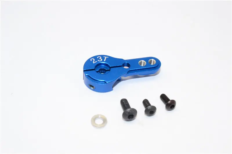Aluminum Servo Horn For 23T Spline Output Shaft (For Airtronics/Sr/Ko/Sanwa) - 1Pc Blue 1