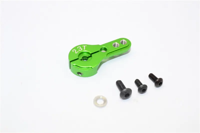 Aluminum Servo Horn For 23T Spline Output Shaft (For Airtronics/Sr/Ko/Sanwa) - 1Pc Green 1