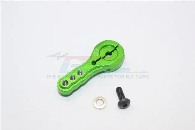 Aluminum Servo Horn For 25T Spline Output Shaft 3 Holes Design For Airtronics/Ko/Jr - 1Pc Green 1