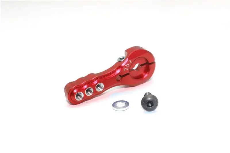 Aluminum Servo Horn For 25T Spline Output Shaft 3 Holes Design For Airtronics / Ko / Jr - 1Pc Red 1
