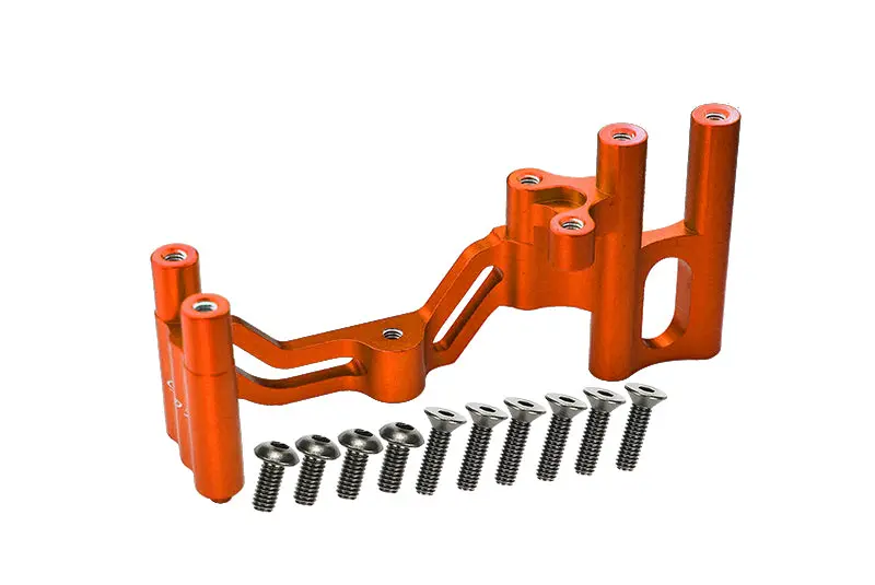 Aluminum Servo Mount For Losi 1:6 4Wd Super Baja Rey Los05013 / Super Baja Rey 2.0 Los05021 Upgrades - Orange 1