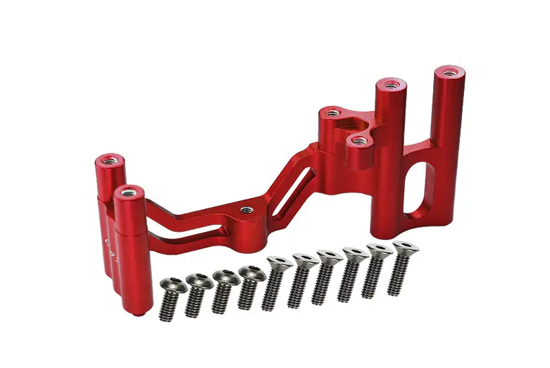 Aluminum Servo Mount For Losi 1:6 4Wd Super Baja Rey Los05013 / Super Baja Rey 2.0 Los05021 Upgrades - Red 1