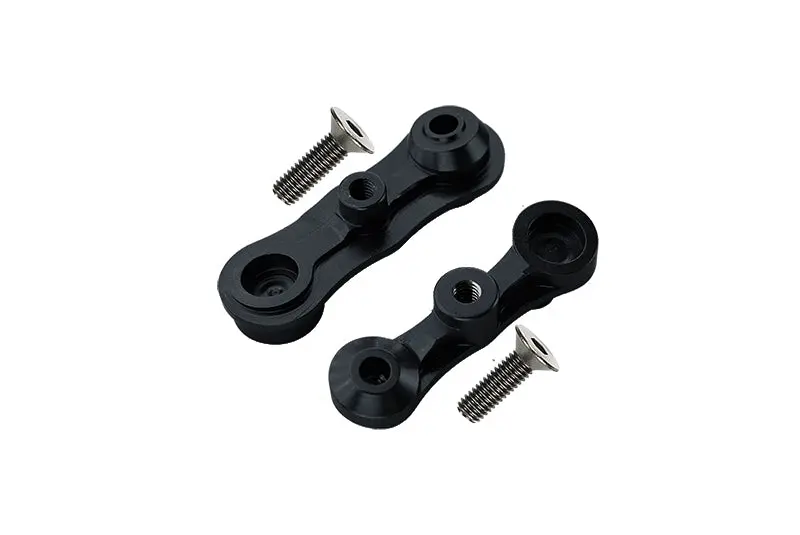 Aluminum Stabilizing Mount For Steering Assembly For Losi 1:6 4Wd Super Baja Rey Los05013 / Super Baja Rey 2.0 Los05021 Upgrades - Black 1