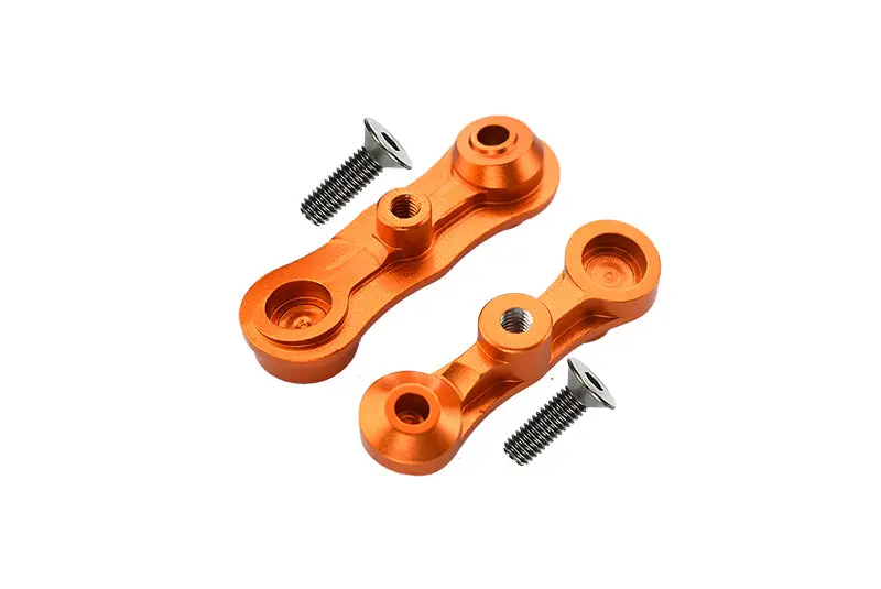 Aluminum Stabilizing Mount For Steering Assembly For Losi 1:6 4Wd Super Baja Rey Los05013 / Super Baja Rey 2.0 Los05021 Upgrades - Orange 1