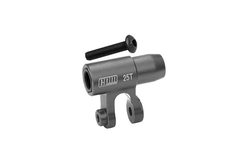 Aluminum Standard 25T Servo Horn For Traxxas X Maxx 4X4 6S / 8S - 2Pc Set Gray Silver 1