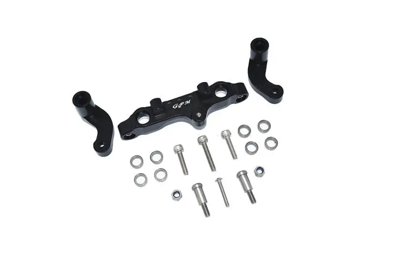 Aluminum Steering Arms For Arrma 1:5 Kraton 8S Blx / Outcast 8S Blx / Kraton Exb Roller - 18Pc Set Black 1