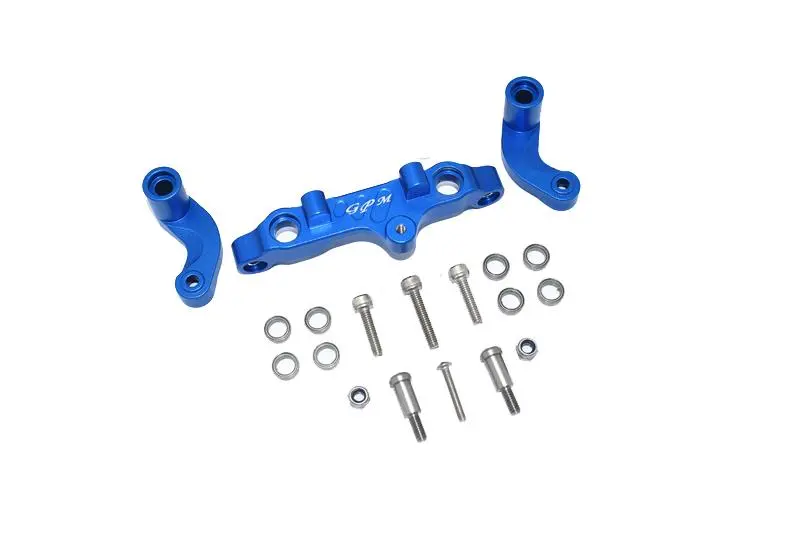 Aluminum Steering Arms For Arrma 1:5 Kraton 8S Blx / Outcast 8S Blx / Kraton Exb Roller - 18Pc Set Blue 1