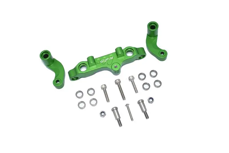 Aluminum Steering Arms For Arrma 1:5 Kraton 8S Blx / Outcast 8S Blx / Kraton Exb Roller - 18Pc Set Green 1