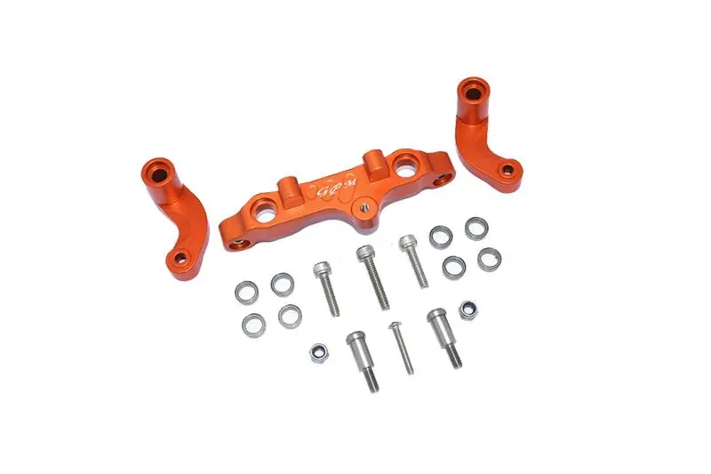 Aluminum Steering Arms For Arrma 1:5 Kraton 8S Blx / Outcast 8S Blx / Kraton Exb Roller - 18Pc Set Orange 1