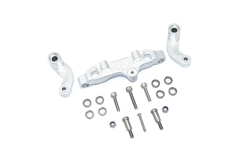 Aluminum Steering Arms For Arrma 1:5 Kraton 8S Blx / Outcast 8S Blx / Kraton Exb Roller - 18Pc Set Silver 1