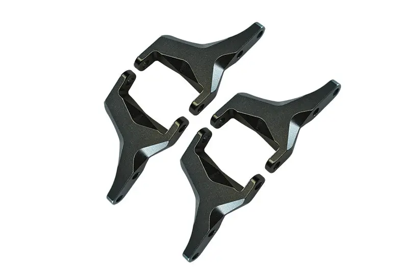 Aluminum Tank Mount For Tamiya 1/14 King Hauler Truck - 4Pc Set Gray Silver 1