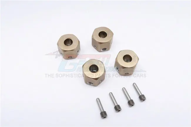 Aluminum Universal Hex Adapter 12Mmx10mm - 4Pcs Set Titanium 1