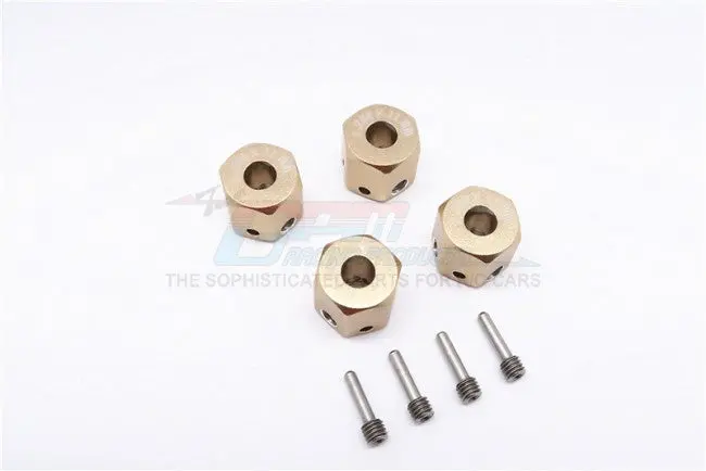 Aluminum Universal Hex Adapter 12Mmx11mm - 4Pcs Set Titanium 1