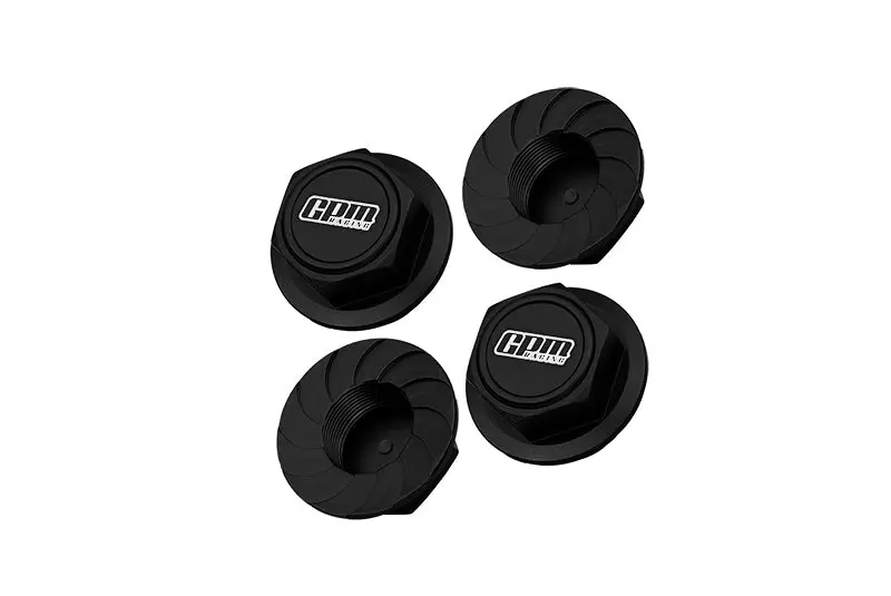 Aluminum Wheel Lock For Arrma 1:5 Kraton 8S Blx / Outcast 8S Blx / Kraton Exb Roller - 4Pc Set Black 1