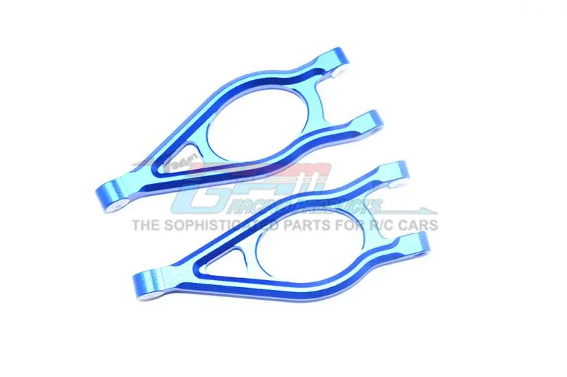 Arrma 1/10 Fazon Voltage 2Wd (Ar102675au) Aluminum Front Upper Suspension Arm - 1 Pair Set Blue 1
