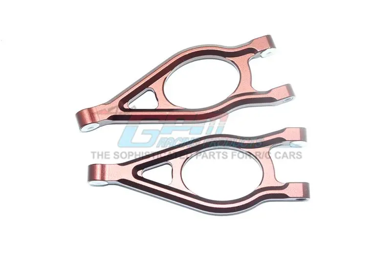 Arrma 1/10 Fazon Voltage 2Wd (Ar102675au) Aluminum Front Upper Suspension Arm - 1 Pair Set Brown 1