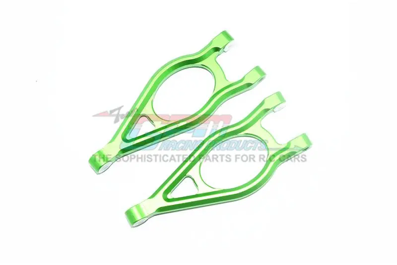 Arrma 1/10 Fazon Voltage 2Wd (Ar102675au) Aluminum Front Upper Suspension Arm - 1 Pair Set Green 1