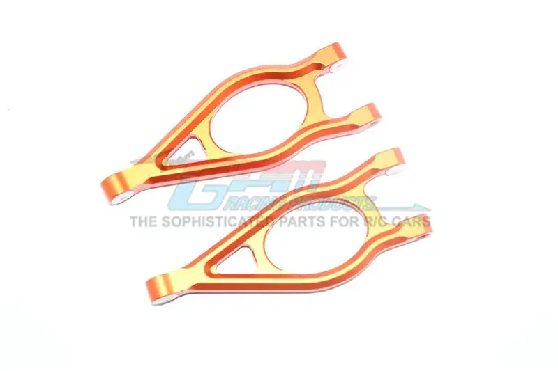 Arrma 1/10 Fazon Voltage 2Wd (Ar102675au) Aluminum Front Upper Suspension Arm - 1 Pair Set Orange 1