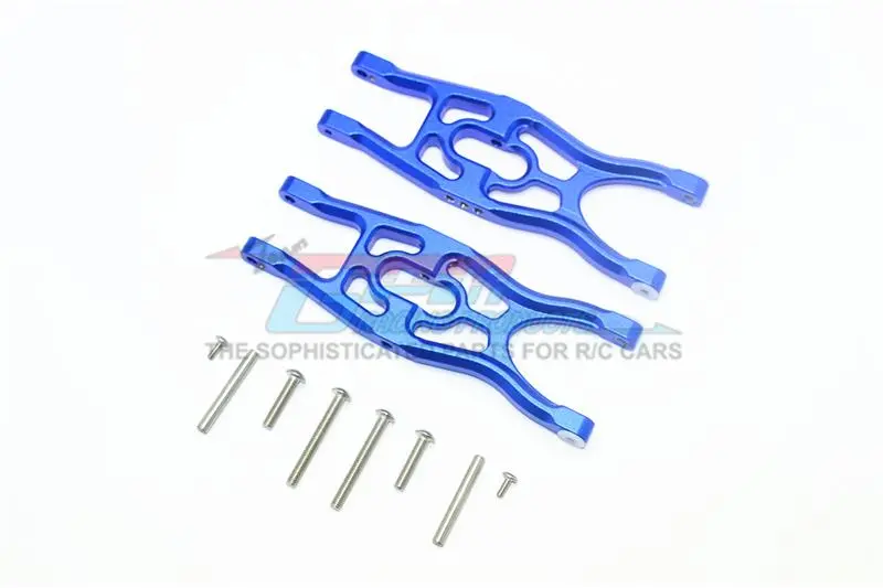 Arrma 1/10 Fazon Voltage 2Wd (Ar102675au) Aluminum Frontor Rear Lower Suspension Arms - 1Pr Set Blue 1