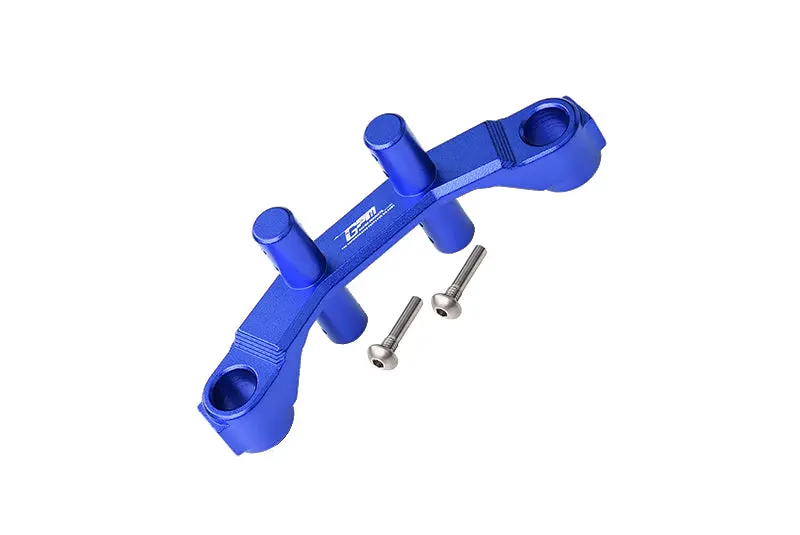 Arrma 1/10 Kraton 4S Blx Aluminum Front Body Post Stabilizer - 3Pc Set Blue 1