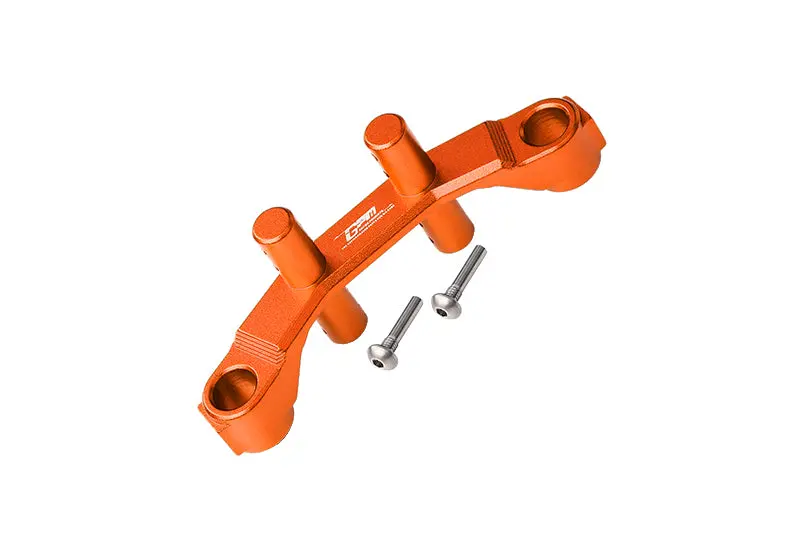 Arrma 1/10 Kraton 4S Blx Aluminum Front Body Post Stabilizer - 3Pc Set Orange 1