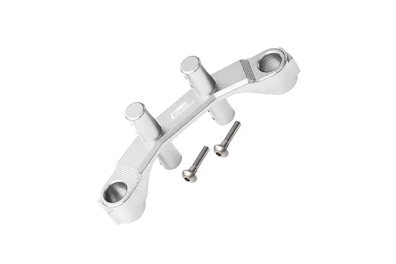 Arrma 1/10 Kraton 4S Blx Aluminum Front Body Post Stabilizer - 3Pc Set Silver 1