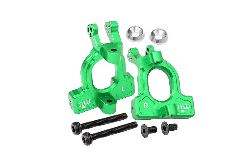 Arrma 1/10 Kraton 4S Blx Aluminum Front C Hubs - 2Pc Set Green 1