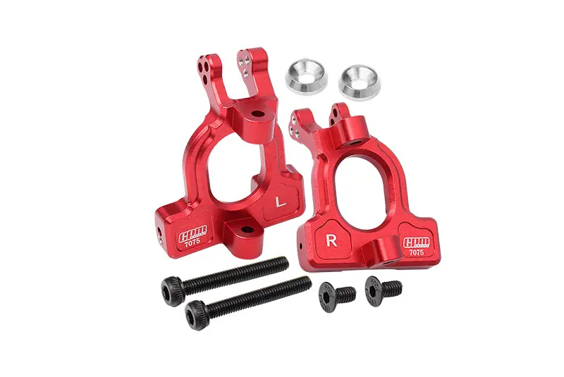Arrma 1/10 Kraton 4S Blx Aluminum Front C Hubs - 2Pc Set Red 1
