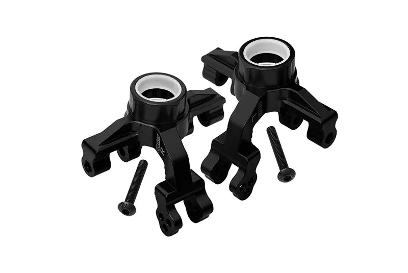 Arrma 1/10 Kraton 4S Blx Aluminum Front Knuckle Arms - 4Pc Set Black 1