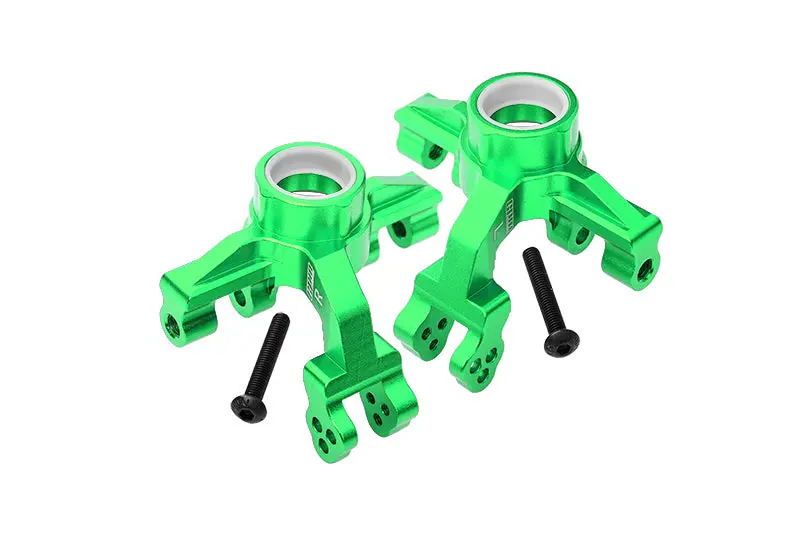 Arrma 1/10 Kraton 4S Blx Aluminum Front Knuckle Arms - 4Pc Set Green 1