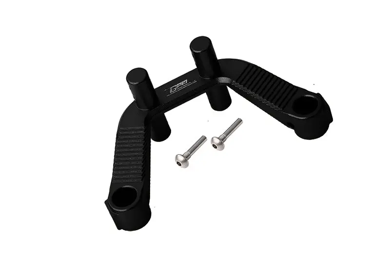 Arrma 1/10 Kraton 4S Blx Aluminum Rear Body Post Stabilizer - 3Pc Set Black 1