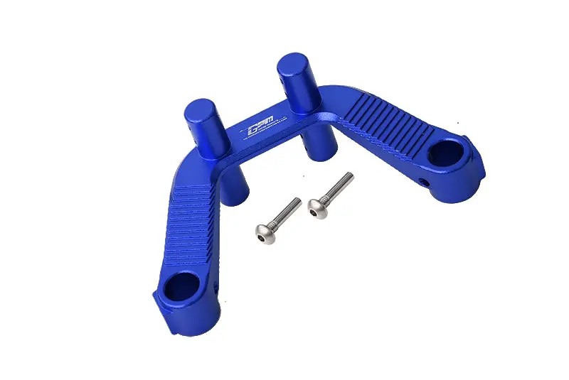 Arrma 1/10 Kraton 4S Blx Aluminum Rear Body Post Stabilizer - 3Pc Set Blue 1