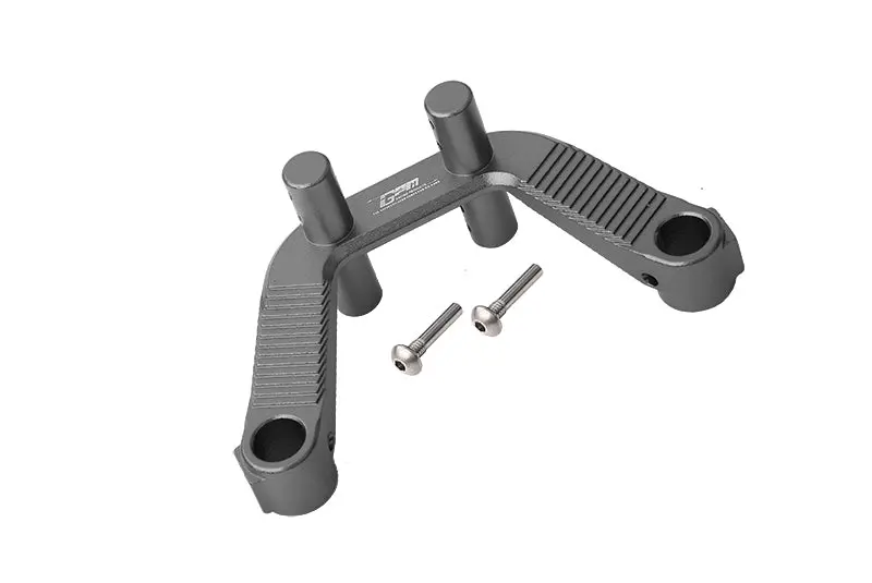 Arrma 1/10 Kraton 4S Blx Aluminum Rear Body Post Stabilizer - 3Pc Set Gray Silver 1