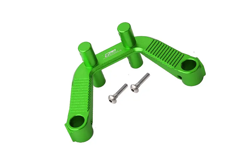 Arrma 1/10 Kraton 4S Blx Aluminum Rear Body Post Stabilizer - 3Pc Set Green 1