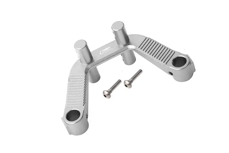 Arrma 1/10 Kraton 4S Blx Aluminum Rear Body Post Stabilizer - 3Pc Set Silver 1