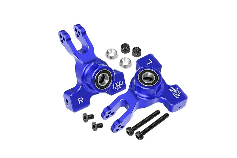 Arrma 1/10 Kraton 4S Blx Aluminum Rear Knuckle Arm - 2Pc Set Blue 1